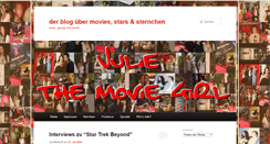 Desktop Screenshot of julie-the-movie-girl.de